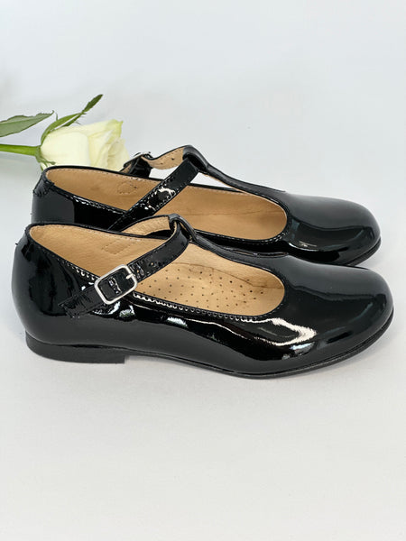 Chloe T-Bar Mary Jane Black Patent