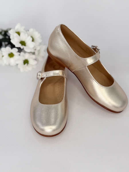 Isla Mary Jane Champagne Gold
