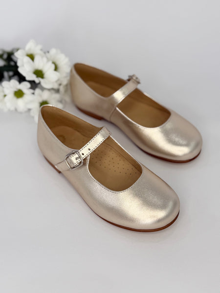 Isla Mary Jane Champagne Gold