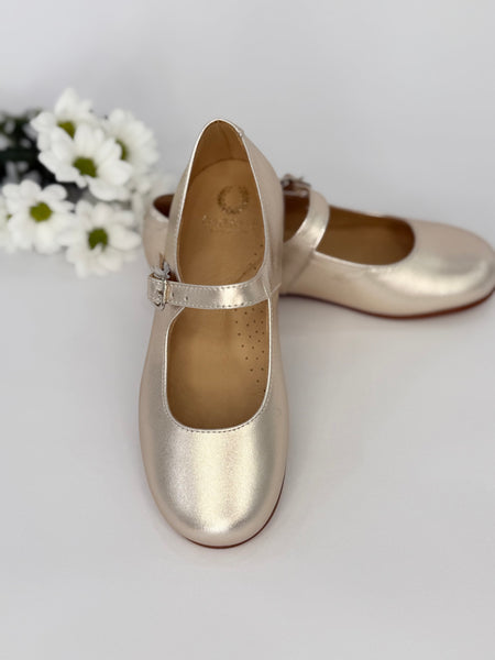 Isla Mary Jane Champagne Gold