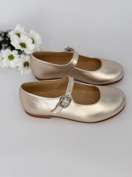 Isla Mary Jane Champagne Gold