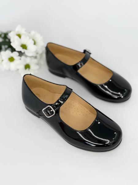 Isla Mary Jane Black Patent