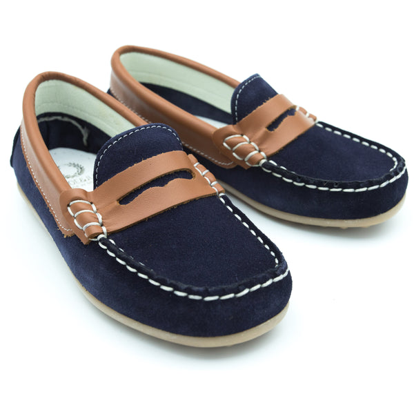 Loafer Baron Navy and Tan