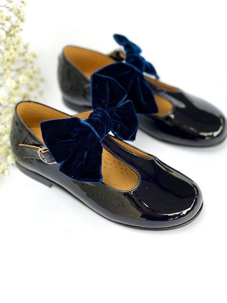 Catherine T-Bar Mary Jane in Navy